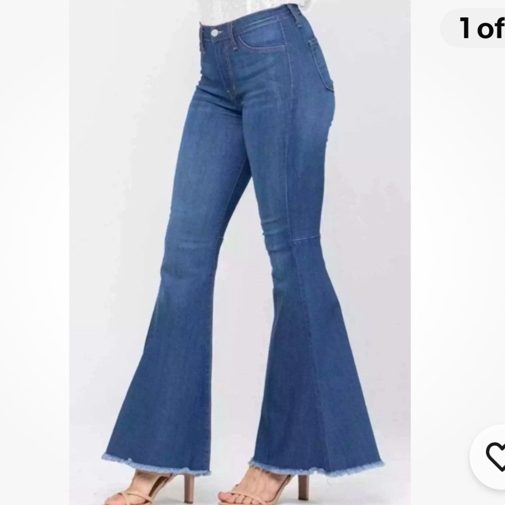 Judy Blue Dark Blue super Flare Jeans